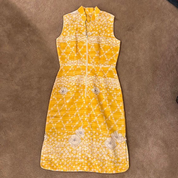 Handmade Yellow Dress - Picture 1 of 5